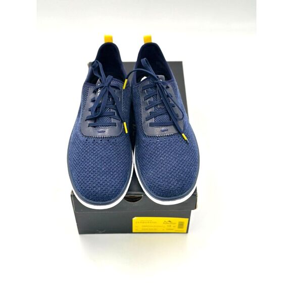 Cole Haan ZeroGrand Slip-On Sneakers Men’s Size 13 Navy with Yellow Accents NWT - Picture 5 of 5